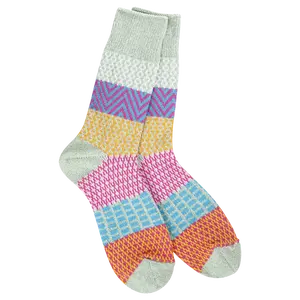 Sage Gallery Crew Sock