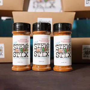 Chef Stew's Stix Signature Blend Natural Dairy Free Salt Free Flavor Spice