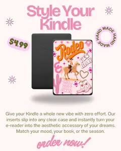SINGLE INSERT : Cute Inserts for Kindle Gen. 11, Kindle Gen. 12, and Kindle Color Soft . SINGLE PACK