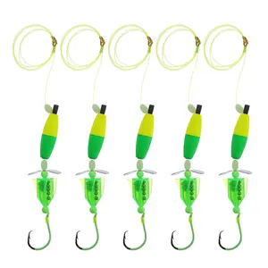 Unique Bargains Catfish Fishing Rigs, Catfish Hooks Circle Hooks for Catfish, Peg Floats and Rattler Catfishing Equipment, Catfish Float Rigs, 1 Set