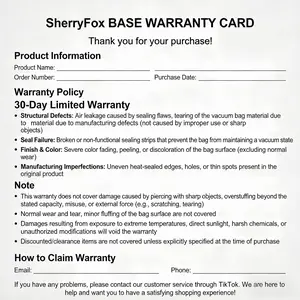 01#Travel Vacuum Storage Bags: Warranty Card & Bonus Gift