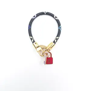Pre-owned Louis VUitton Murakami Black Metal Bracelet T10381248