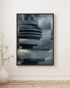Drake – Views – Album Poster Wall Art Unframed