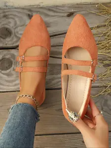 Women's Fashion Retro Leopard Mary Jane Flats, Adjustable Buckle Design, Casual Spring Summer Fall Walking Shoes, Comfortable Daily Wear