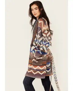 Myhr Southwestern Print Cardigan