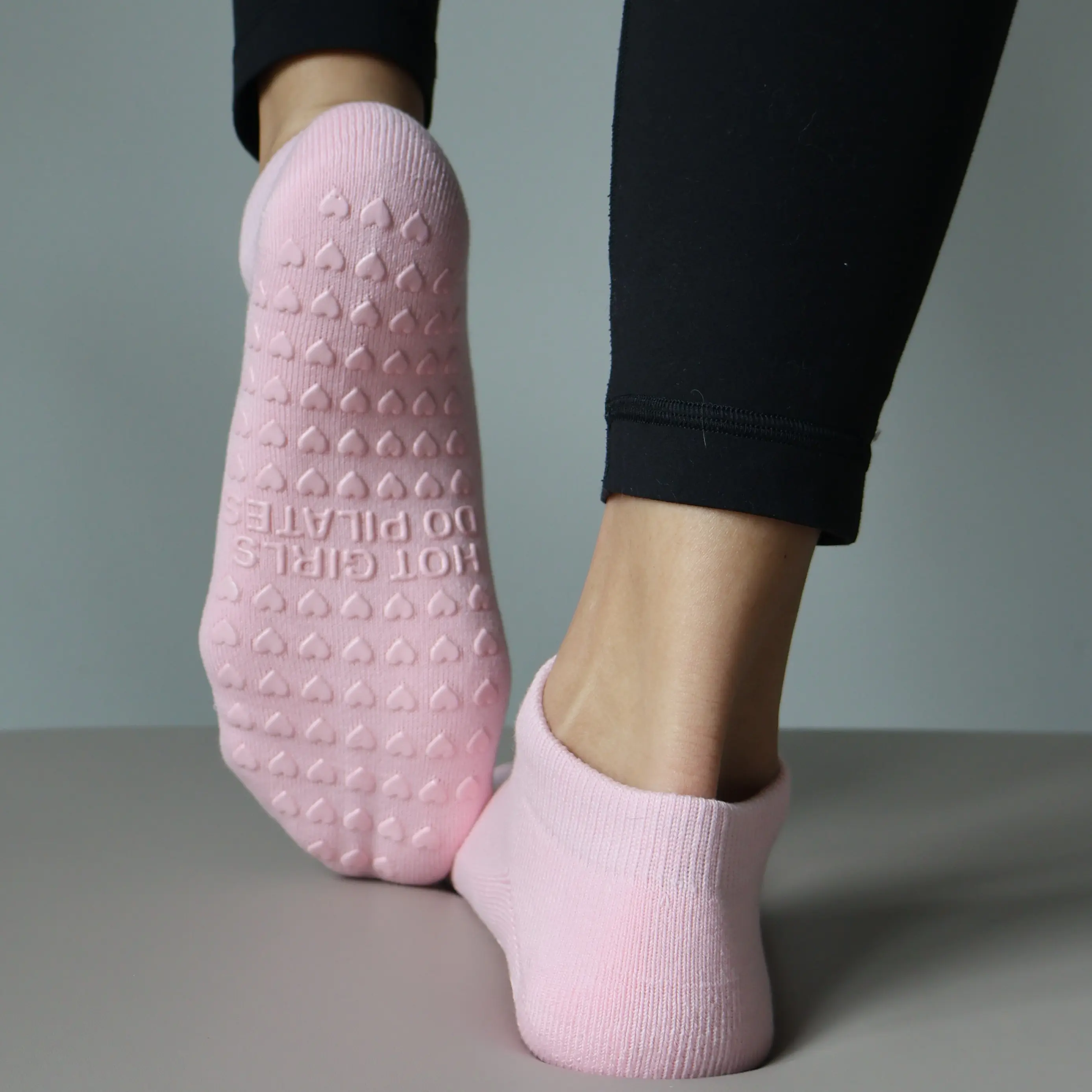 Hot Girls Do Pilates Low Pilates Sock Cotton Socks Workout Socks Pilates Grip Socks Athletic Sports Socks