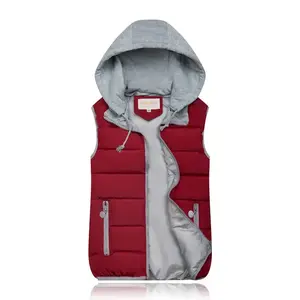 Women's Outerwear Vest Hooded Puffer Vest Padded Winter Vest JacketWomen's Outerwear Vest Hooded Puffer Vest Padded Winter Vest Jacket