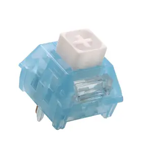 Kailh Arctic Fox Tactile Switches - 52g Pre-Lubed 5-Pin HotSwap POM Stem for MX Mechanical Gaming Keyboards Gaming Keyboard Accessories