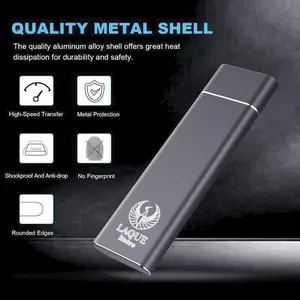 Mini M.2 SSD - Portable External Drive with USB 3.1 Connectivity (1TB / 2TB / 4TB / 8TB / 16TB), Compatible with Android, Mac OS, and Windows Systems