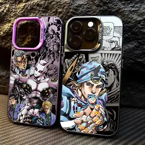 Anime J-Jojos B-Bizarres Adventures Phone Case ,Stylish & Durable Christmas Gift: Fashionable Phone Case for iPhone 11-17– Perfect Blend of Protection and Trend