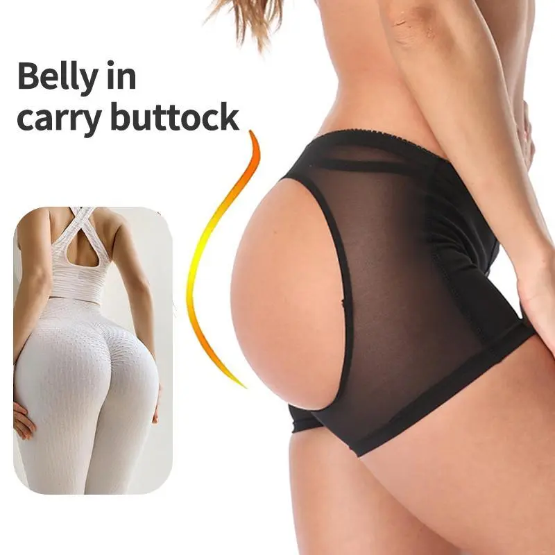 Women's Butt Lifter Shapewear Magic Lace Hip Enhancer Panties Low Waist Underpants Sexy Booty Trainer Corset Boyshorts Fajas Abdominal Belt Clothing Shaper Smooth High Waisted Mid Thigh Shaper Shorts for Women Plus Size Dress Everyday Womenswear Fitted su