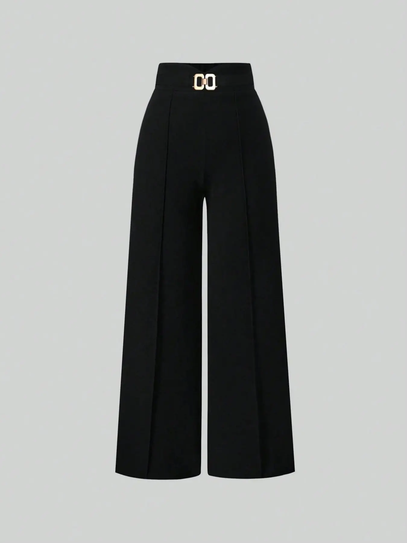 Women's casual solid-color loose baggy wide-leg pants, Casual Fit Trousers, suitable for workwear all year round. Autumn women's bottom wear. Soft, comfortable, and well-fitted.