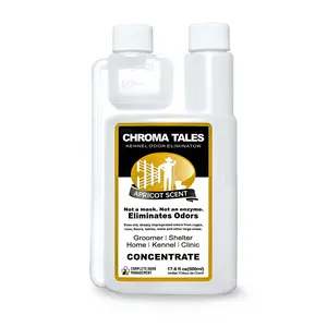 Chroma Tales Dogsmell Remover Concentrate Apricot Scent for Groomer Shelter Home Kennel Clinic Complete Odor Management