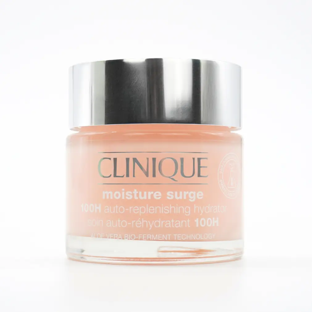 CLINIQUE Moisture Surge 100-Hour Auto-Replenishing Hydrator - 75ml Lightweight Hyaluronic Acid & Aloe Gel Cream Moisturizer, Long-Lasting Hydrate for Dry & All Skin Types, Radiant Complexion Skincare