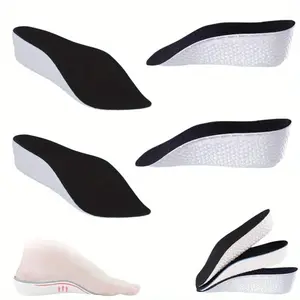 2 pairs of height increasing half insoles, suitable for increasing height, multi-purpose sports and daily wear, durable materials summervibes