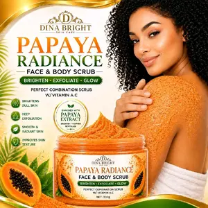 PAPAYA DEEP EXFOLIATING FACE & BODY SCRUBS