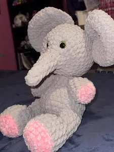 Elephant Plushy Handmade Crochet