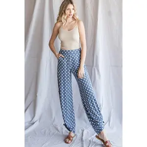 Peek-a-Boo Side Split Pants