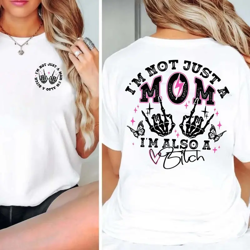 Funny Slogan Print Graphic T-Shirt for Women, Casual Shortsleeve Top in a Soft Cotton Blend with a Unisex Cut for All Seasons, Women's Clothes, Tshirt, Tee, Lady, Easter, Valentines Day, Round Neck, Thanksgiving, Hangable, Short Sleeve, Soft Blend, Funny,