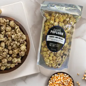 Large Gourmet Cookies & Cream Popcorn Bag