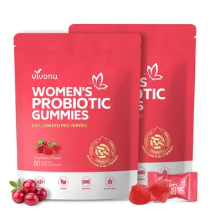 Cranberry Probiotic Gummies | Targeting Body Odor, Women's Health, and Body Balance | Vegan (60 Gummies per Pack) mothersdaygift