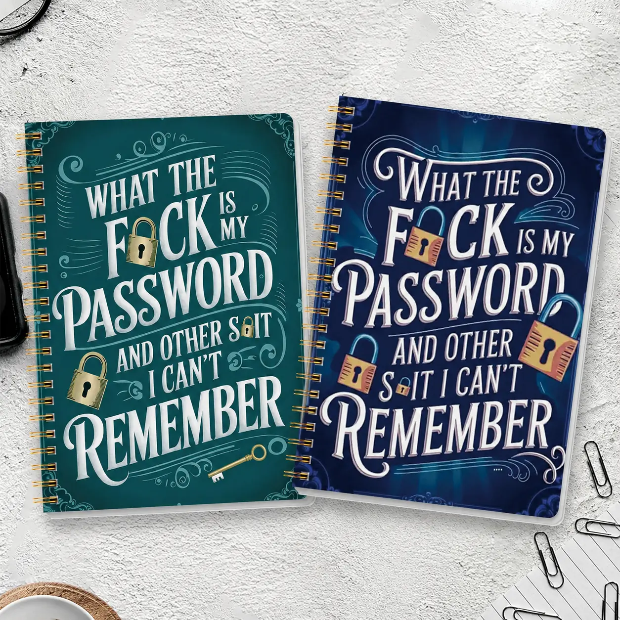 Simple Password Book, Minimalist Address and Password Manager with Quick Website Login Access, Username and Password Storage Notebook for Home and Office Use, Holiday Gift Workbook, Spiral Bound Notepad, Spiral Notebook Journal, Spiral Coil Notebook