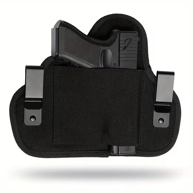 IWB Pancake Gun Holster for Discreet Carry, Compact Design with Included Magazine Holder for Outdoor Sports, Includes Mag Holder, Unisex, Secure Fit, Short, Concealed Carry, Outdoor Hunting, Concealed Carry Iwb Pancake Gun Holster