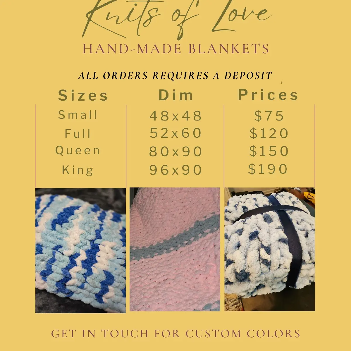 Chunky Yarn Crochet Blankets