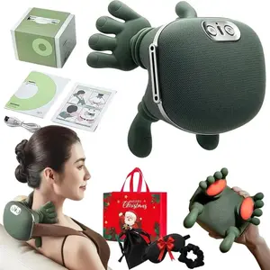 Wireless Deep Tissue Massage Pillow, Adjustable Speeds, Portable Home Office Travel Gift, Friday Christmas Present