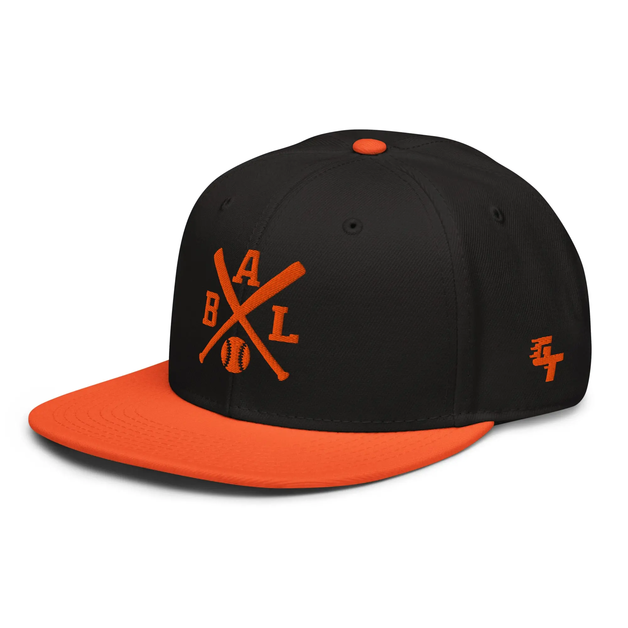 Baltimore Baseball Bats Retro BAL Snapback Hat Baseball Cap