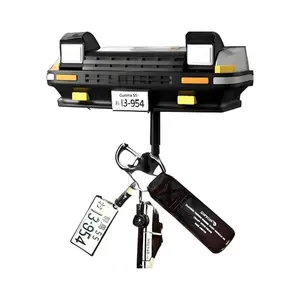 Retro Car Key Holder Wall Mount – Vintage Automotive Key Rack with Hooks for Entryway