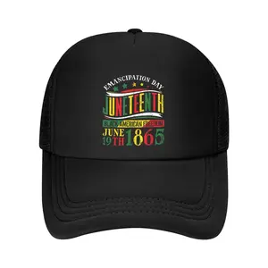 Juneteenth Black History Celebrating Black Freedom 1865 Baseball Cap