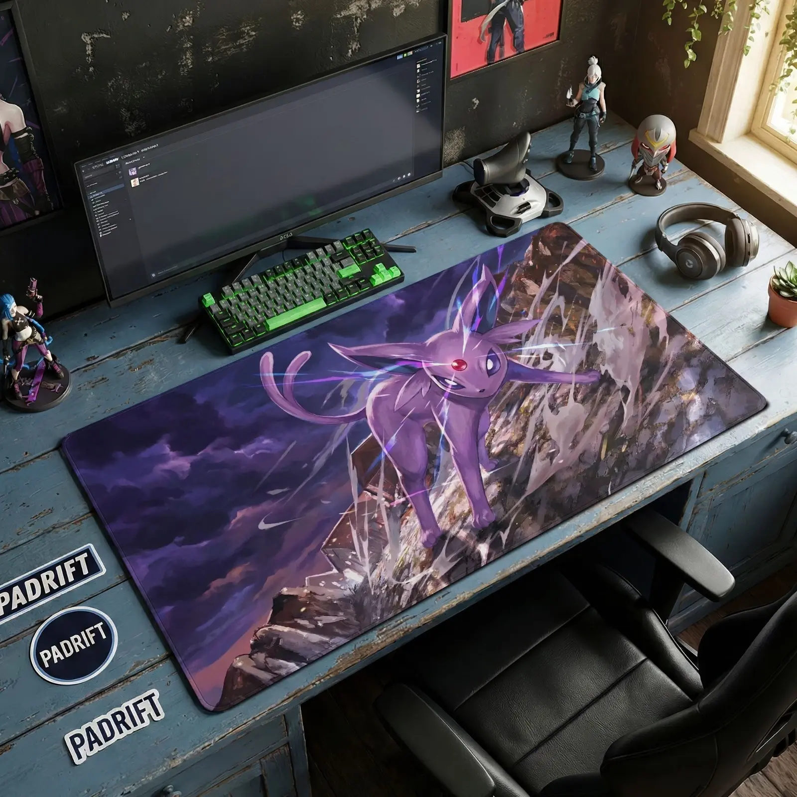 Espeonn Psychic Mountain XL Gaming Mouse Pad, Desk Mat