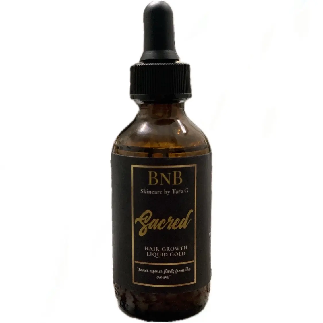 BnB Skincare by Tara G. Sacred Hair Growth Liquid Gold - All Natural Multi-Use Hair and Skin Oil (2oz)