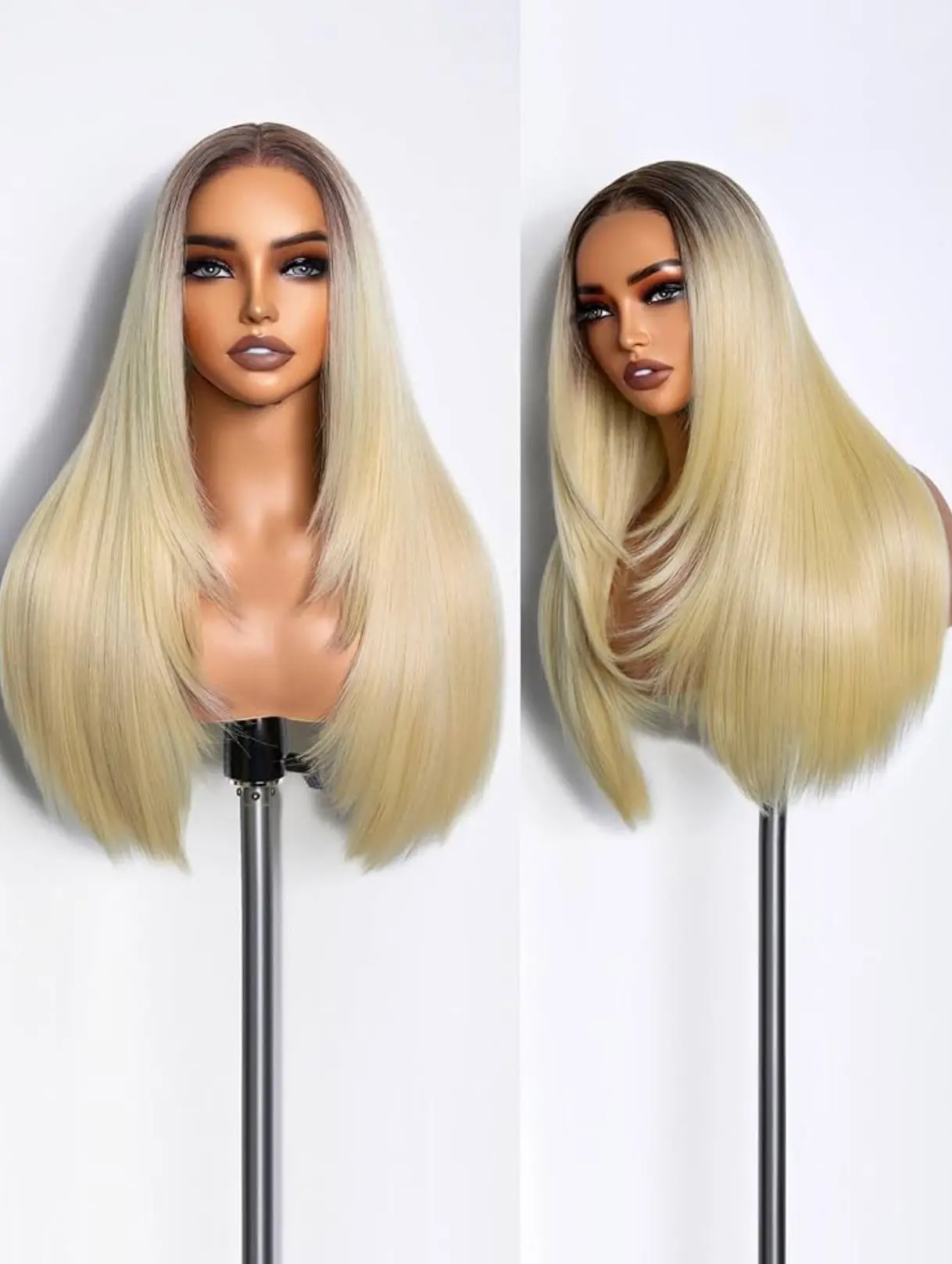 Brides Maid Platinum Glueless Lace Wig