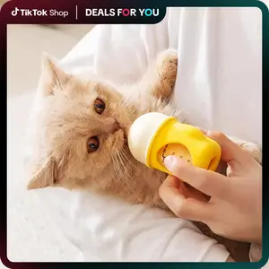 Cat Feeding Bottle - 20ML Kitten/Puppy Nursing Pacifiers Bottle with 1 Replacement Nipple, Anti-choking Feed Bottle for Newborn Kitten Puppy Small Pet