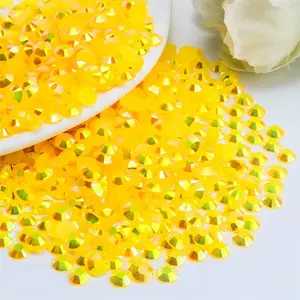 500/5000pcs Rhinestones, 3-6mm Flat-Bottomed Resin Gemstones, Ideal for Accessories, Shoes, Clothes, Cosmetics, Bags, Decorations