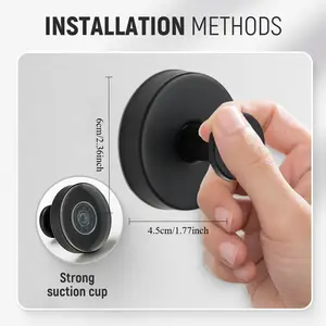 4 Pcs strong suction cup hooks, suitable for shower rooms, bathrooms, and kitchens - wall mounted towel hooks, no drilling required, using vacuum technology, can hold up to 15 pounds, suitable for glass, mirrors, tiles, and smooth surfaces