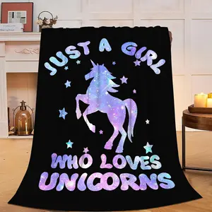 Unicorn Blanket Toddler Unicorn Flannel Throw Blankets Fuzzy Plush Super Soft Cozy Warm Unicorns Decor Nursery Bedding Stuff Blanket Gifts for Boys Girls Kids Adult Men Women