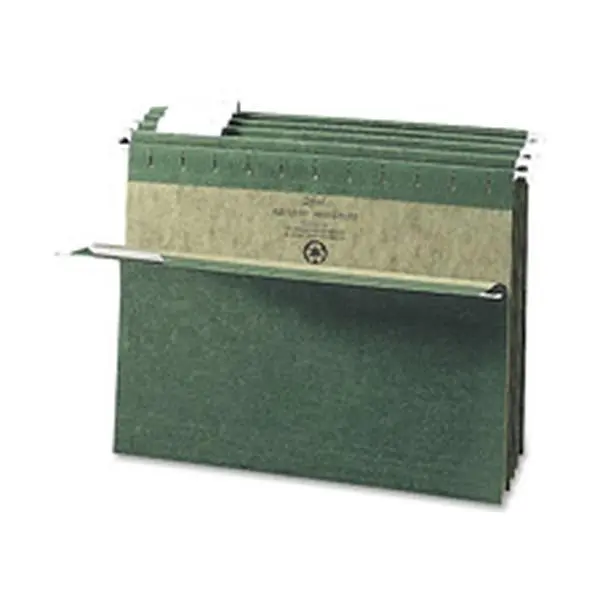 Smead Manufacturing Company Hanging Folders- .2 Tab Cut- Letter Size- Standard Green