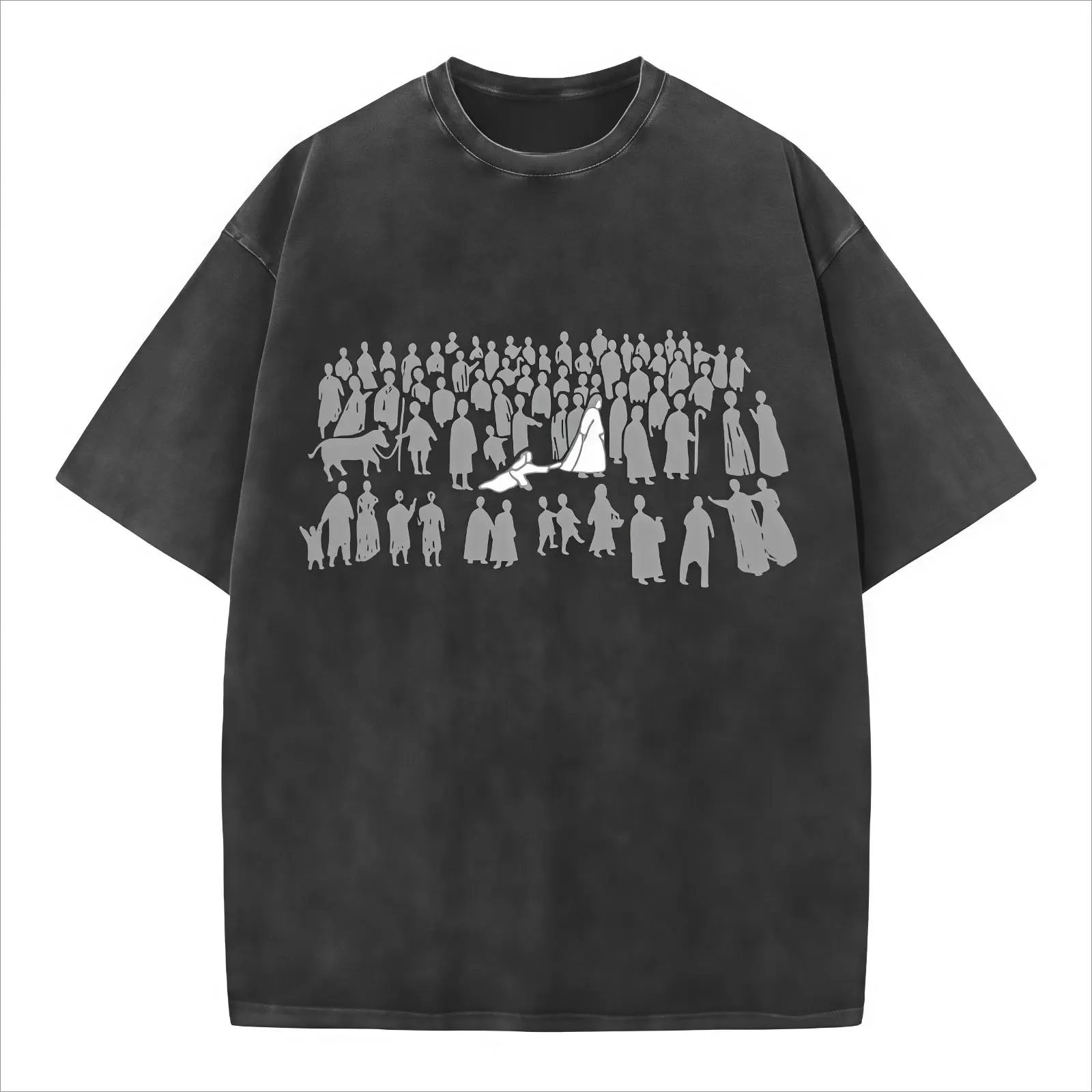 Christian Shirts for Women, 100% Cotton 'By His Wounds' Graphic T-Shirt, Short Sleeve Classic Fit Casual Streetwear Top