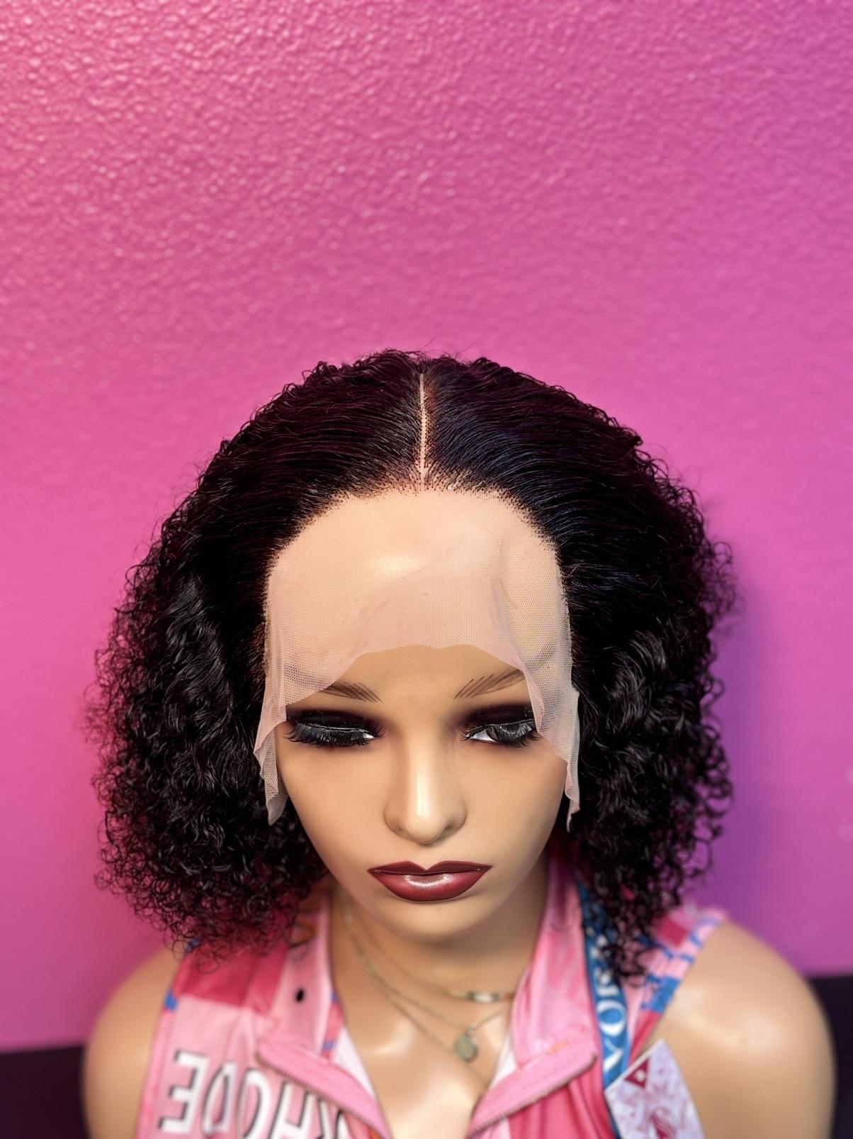Bob T Part Human Hair Wig Short Bob 14 inches Brazilian Virgin Human Hair Wigs for Black