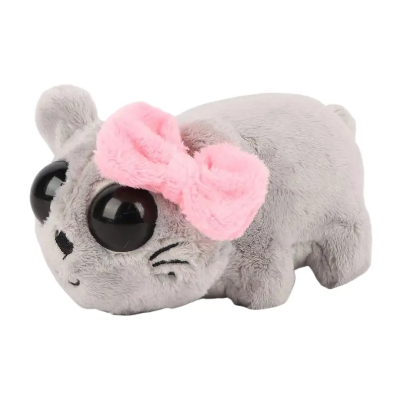 Sad Hamster Musical Plush Toy Kawaii Soft Stuffed Animal Cute Hamster Plushie Doll For Christmas Birthday Gift