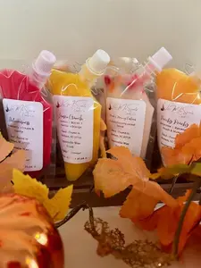 Dessert Scented Squeezable Wax Pouches - 3.0 oz - Non-Toxic and Smokeless - Candle, Aroma, Fragrance Freshener Coconut Oil- great for home decor melt addict Highly