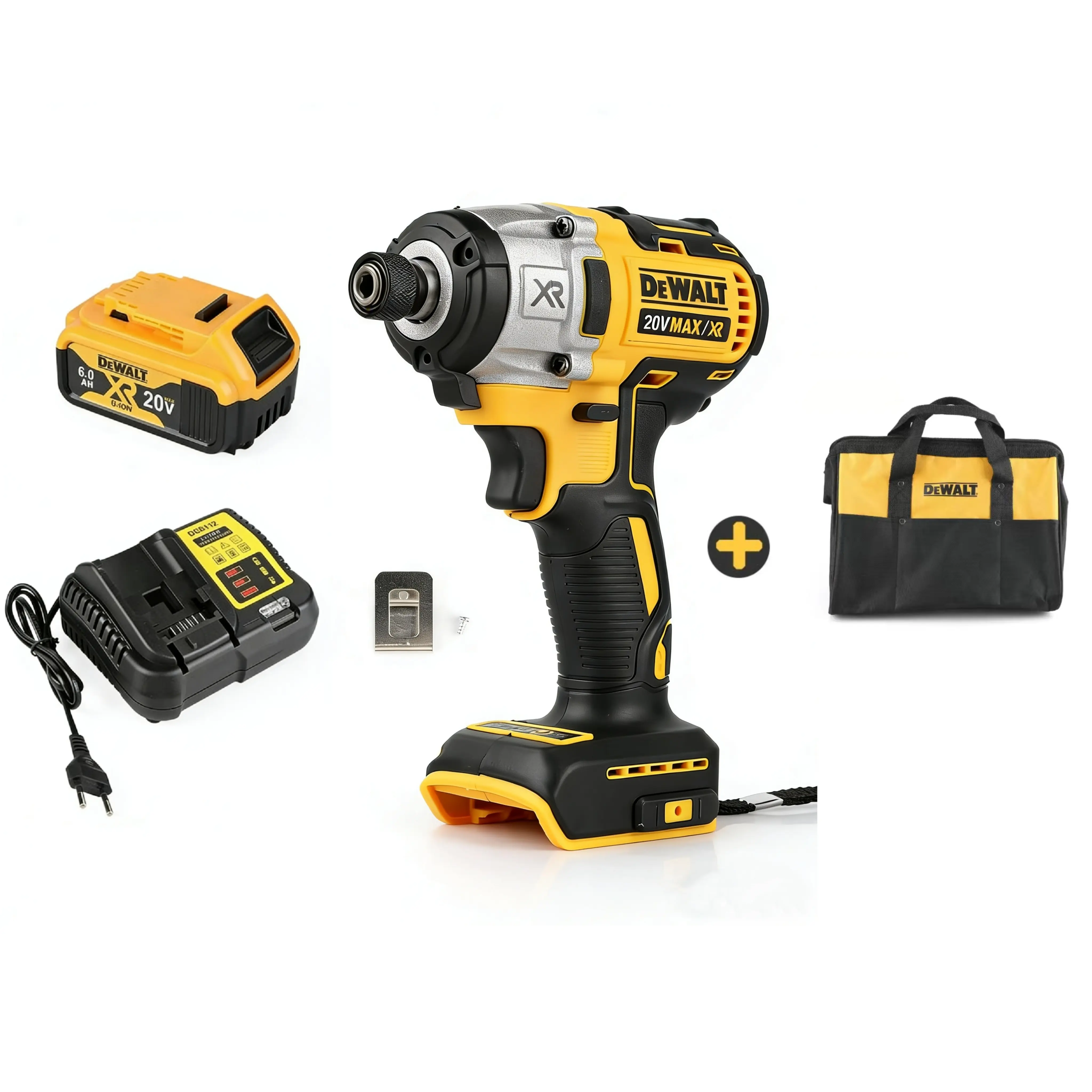DeWalt DCF887 20V Max Cordless Brushless Driver - 205N.m Torque, 3250 rpm, Rechargeable Lithium Screw Gun, DeWalt Battery Compatible, DIY Use, Power Drilling Tools, Drill Attachment Multitools & Accessories, Rotary Drill Multitools & Accessories, Cordless