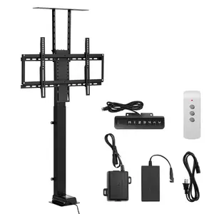 VEVOR Motorized TV Lift Stand Mount Bracket with Remote Control, TV Console Cabinet for 32-70 in TVs, Father's Day Gift