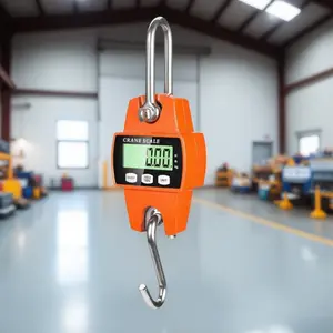 Portable Handheld Electronic Crane Scale, 660lb High-Precision Weighing Device, Waterproof & Shockproof Durable Aluminum Housing. Ideal for Logistics, Lifting, Fishing, Hunting, Farm & Commercial Use.