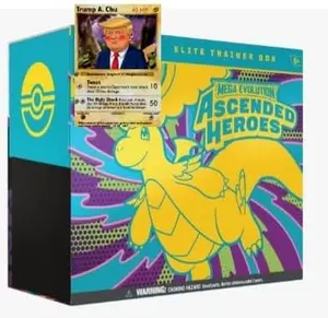 Ascended Heroes Elite Trainer Box (ETB) - ME: Ascended Heroes (ASC) plus Hobby Rewards BONUS PROMO - PARODY Card