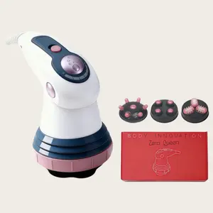 【Mother Day Perfect Gift】Body Sculpting Electric Body Massager - 3 Interchangeable Heads, Handheld Deep Tissue Cellulite Massager for Muscle Tension Relief, Support Better Sleep Quality & Gentle Lymphatic Circulation Care,Home Spa Beauty Device for Women