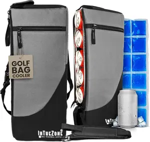 Frostbox Golf Bag Cooler with Ice Pack | Insulated 6-Can Beer Sleeve | Stays Cold for Hours Discreet Hidden Design - Fits in Golf Bag INTHEZONE